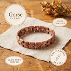 Mary's Gorse Men's Copper Bracelet