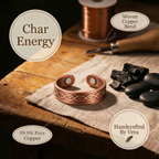 Mary's Char Copper Ring