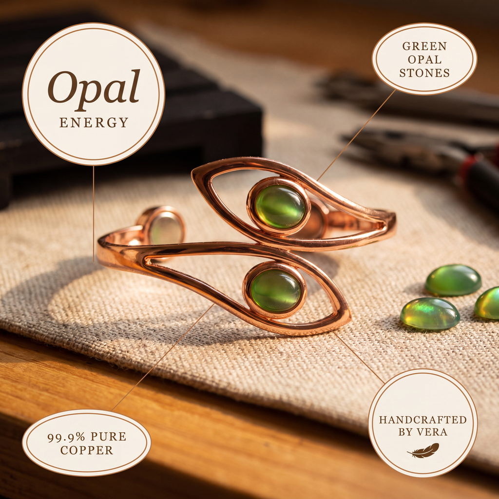 Mary's Opal Copper Bracelet