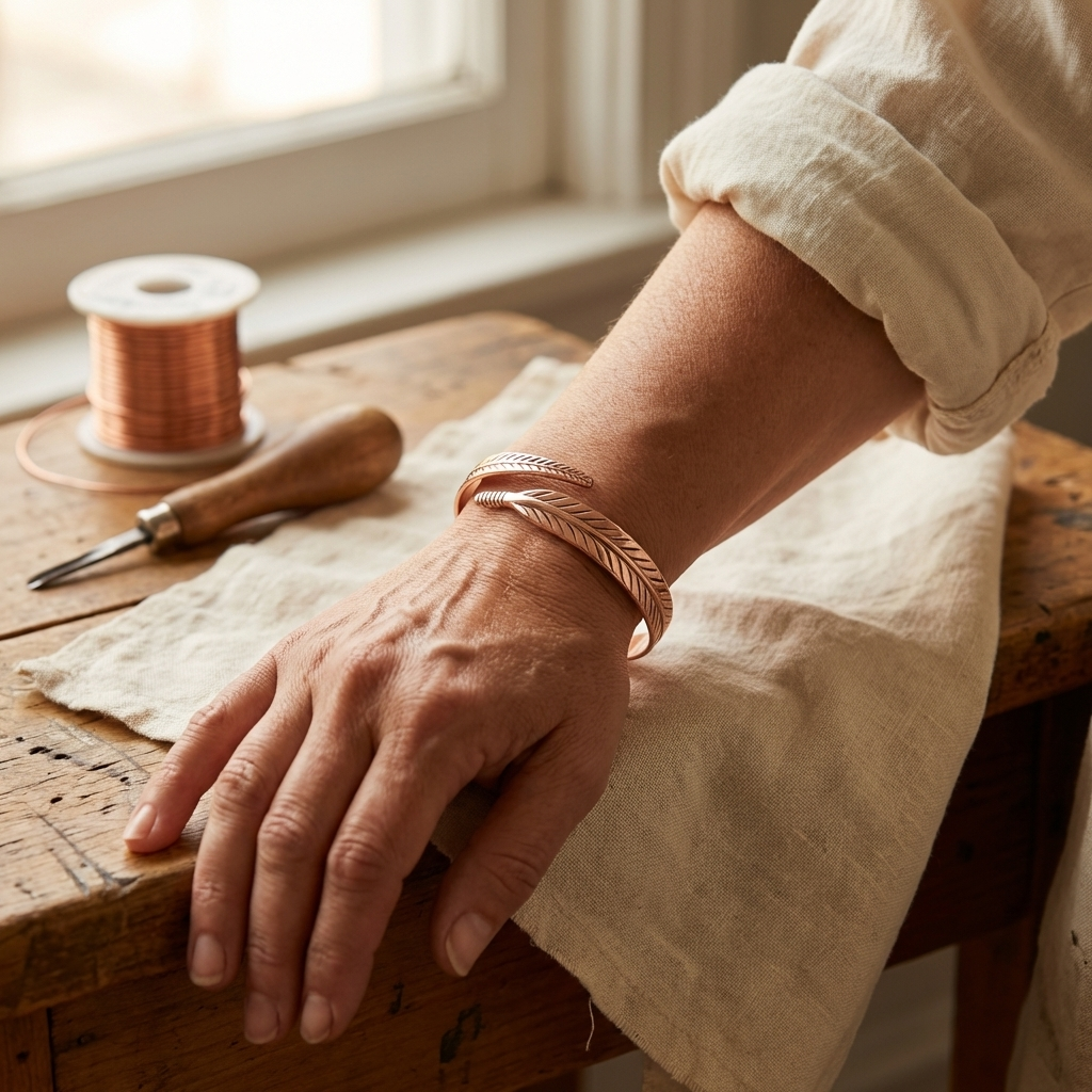 Mary's Root Copper Bracelet