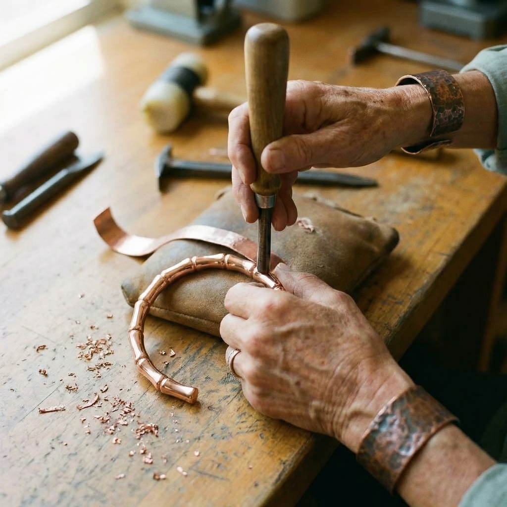 Mary's Grove Copper Bracelet