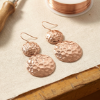 Mary's Solstice Copper Earrings