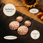 Mary's Solstice Copper Earrings