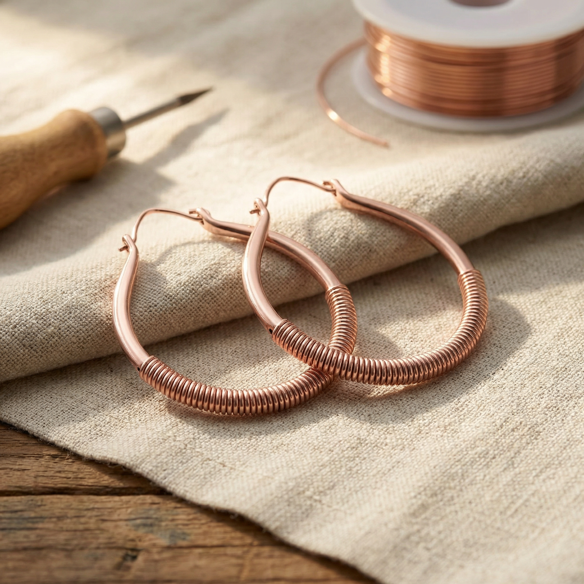 Mary's Creek Copper Earrings