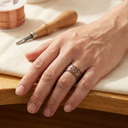 Mary's Petal Copper Ring
