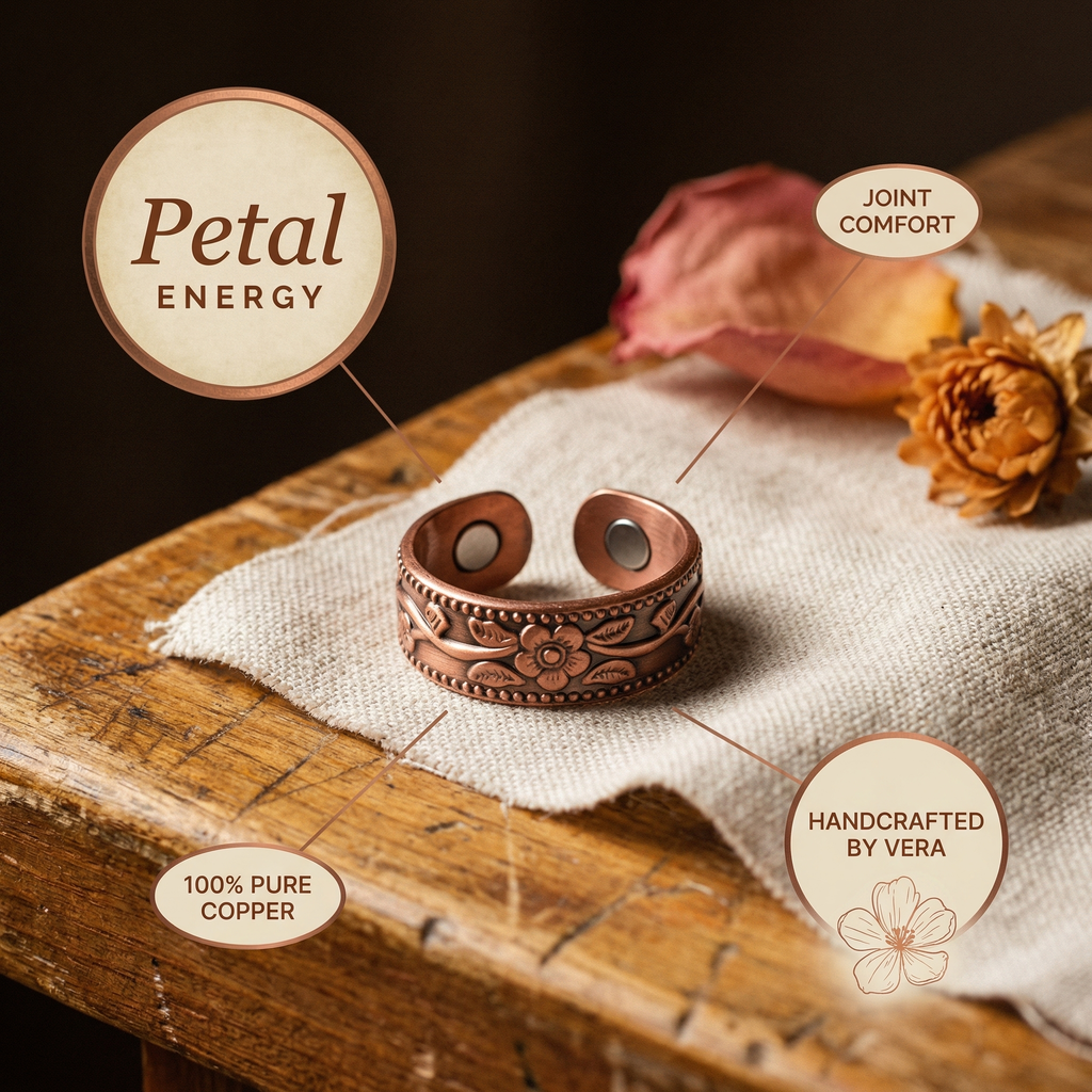 Mary's Petal Copper Ring