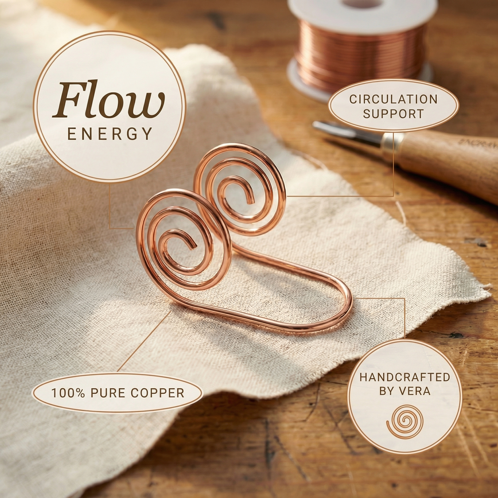 Mary's Flow Copper Hand Spiral