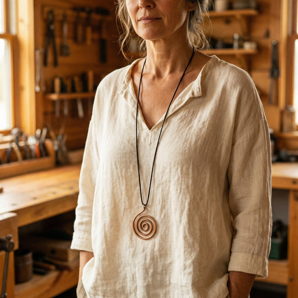 Mary's Mesa Copper Necklace