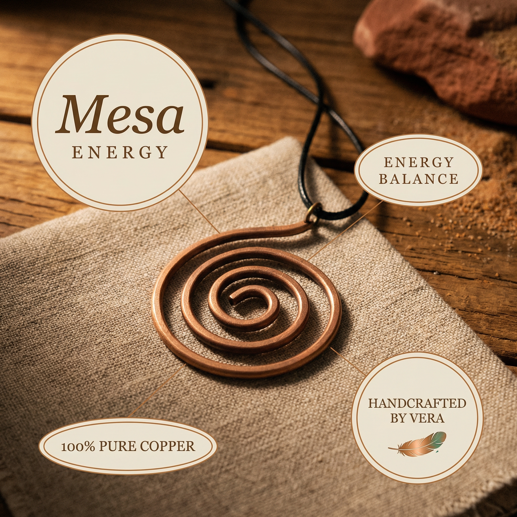 Mary's Mesa Copper Necklace