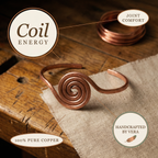 Mary's Coil Copper Anklet