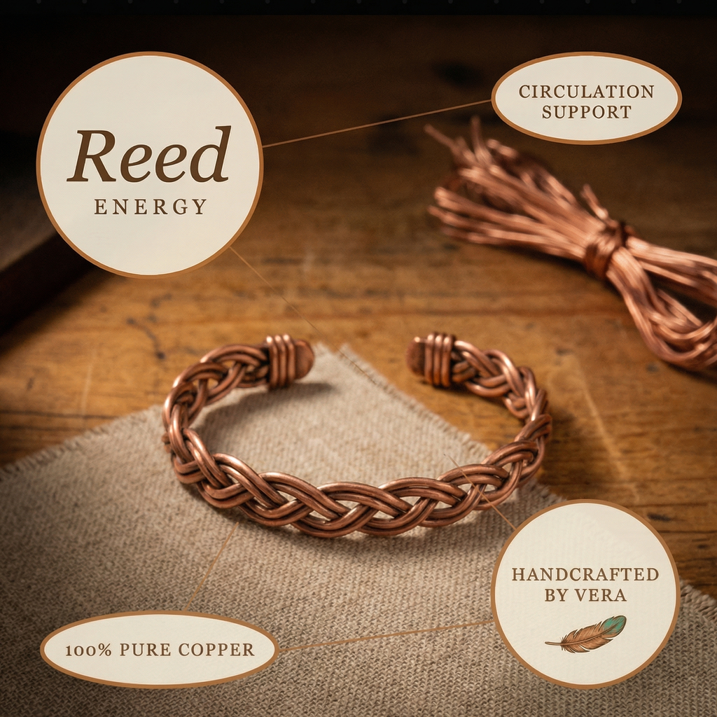 Mary's Reed Copper Anklet