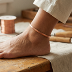 Mary's Sand Copper Anklet