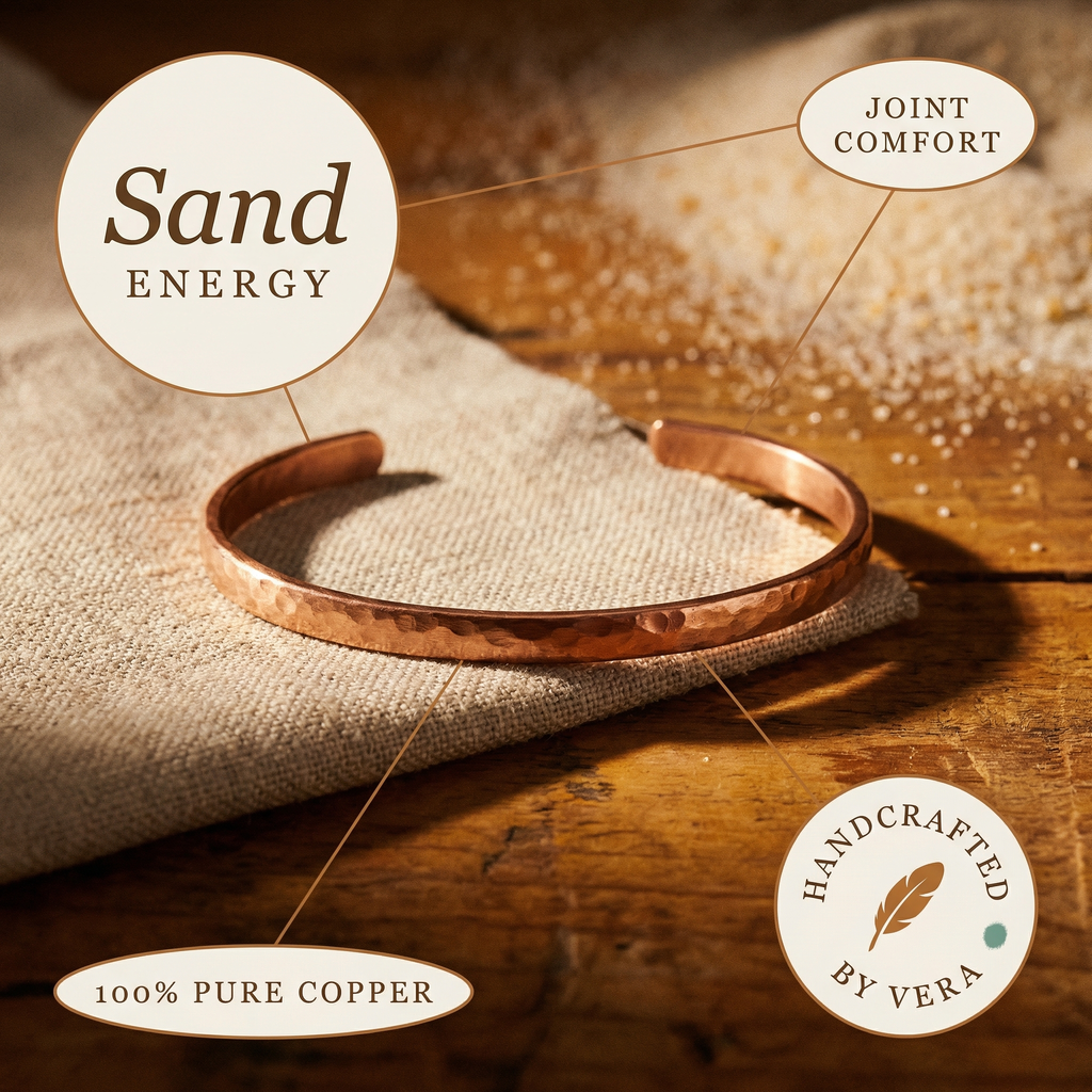Mary's Sand Copper Anklet