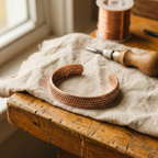 Mary's Wave Copper Bracelet