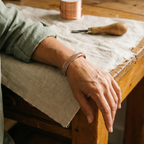 Mary's Wave Copper Bracelet