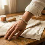 Mary's Stone Copper Bracelet