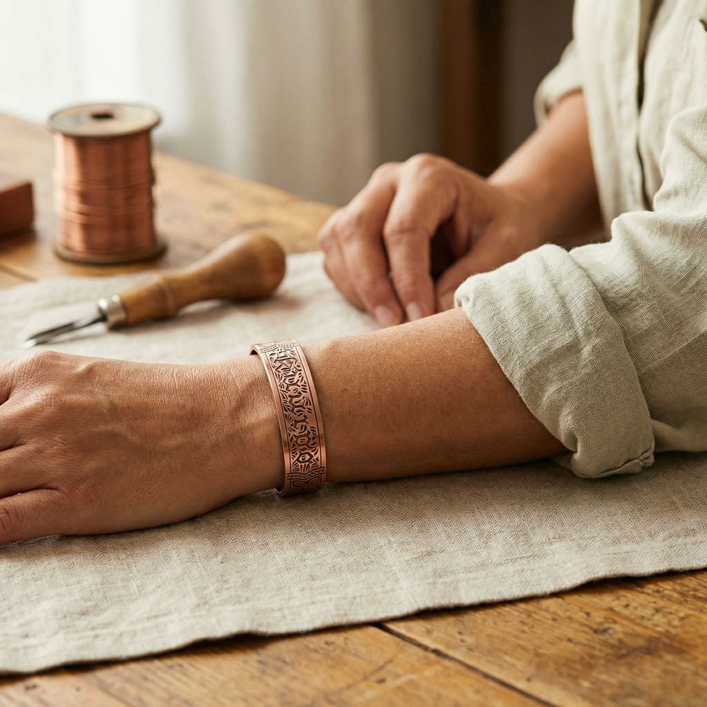 Mary's Drift Copper Bracelet