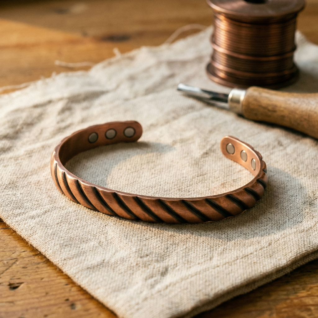 Mary's Thorn Copper Bracelet