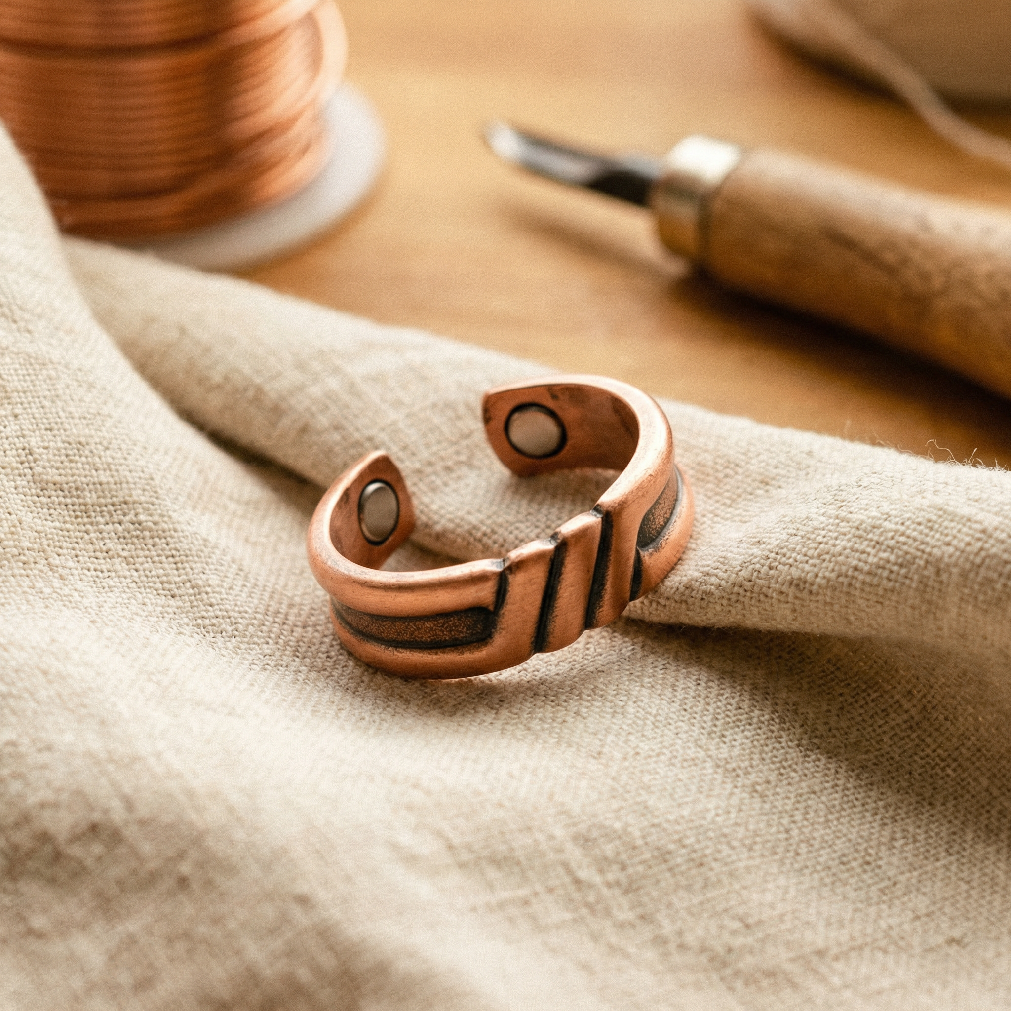 Mary's Peat Copper Ring
