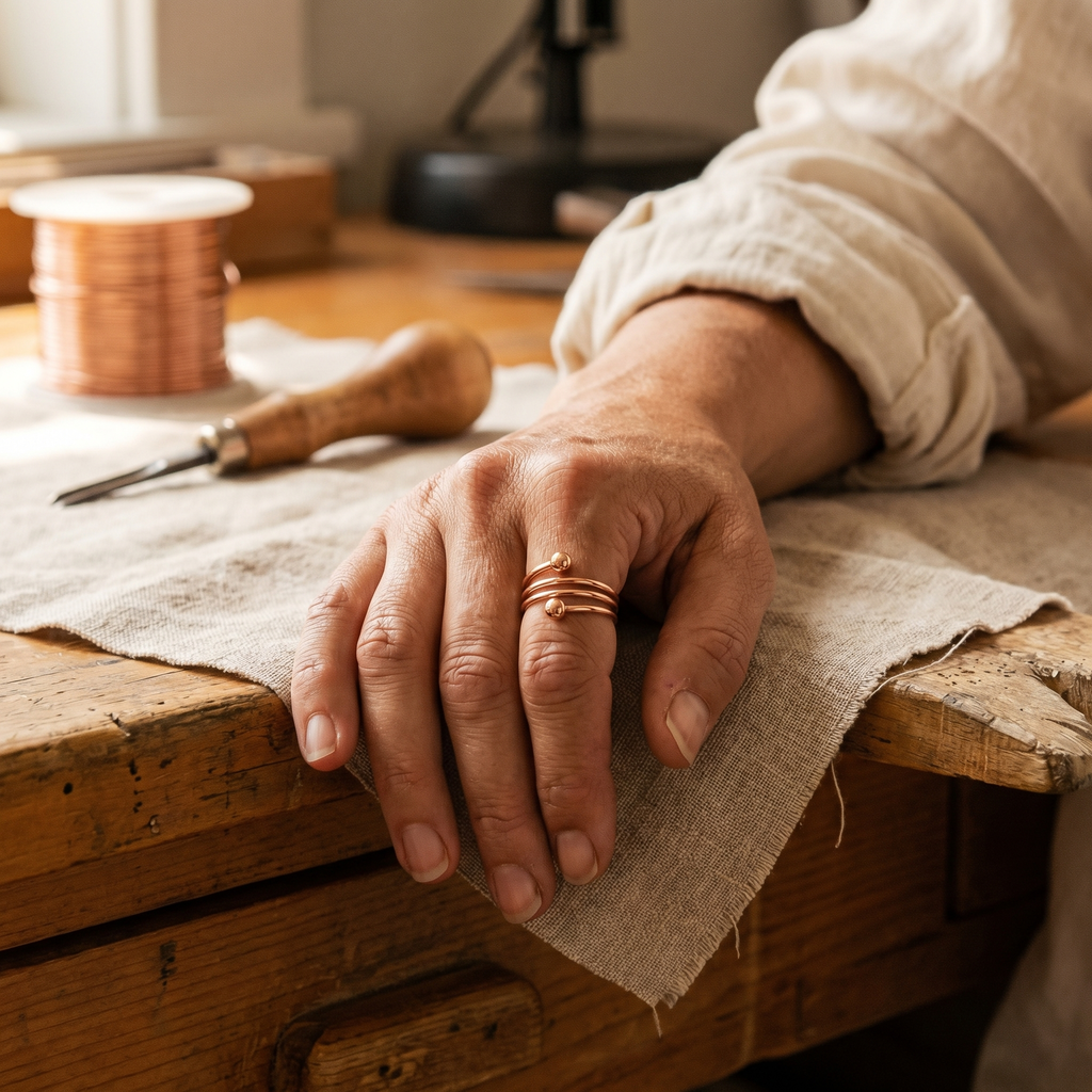 Mary's Silt Copper Ring