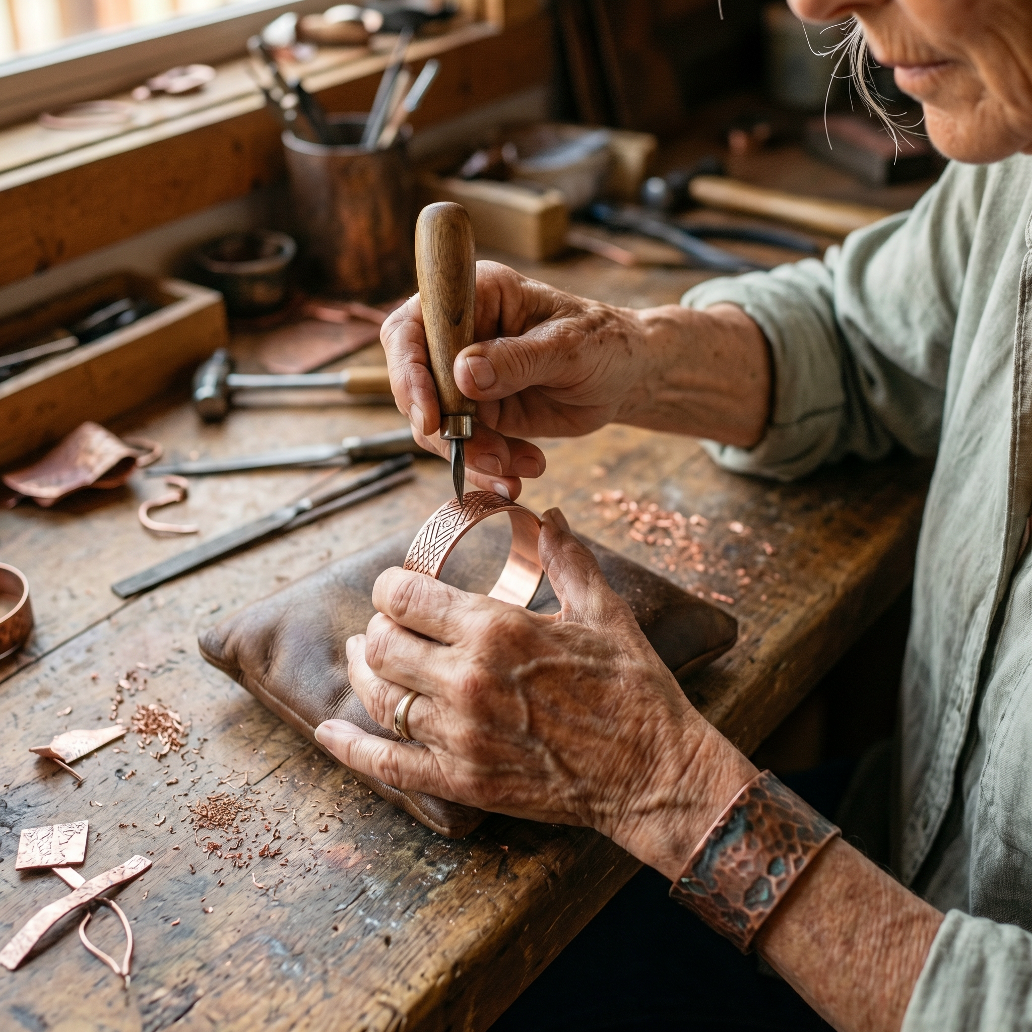 Mary's Holt Copper Ring