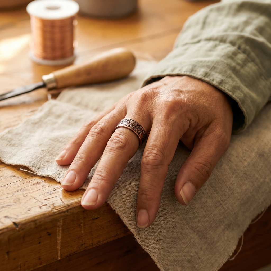 Mary's Bole Copper Ring