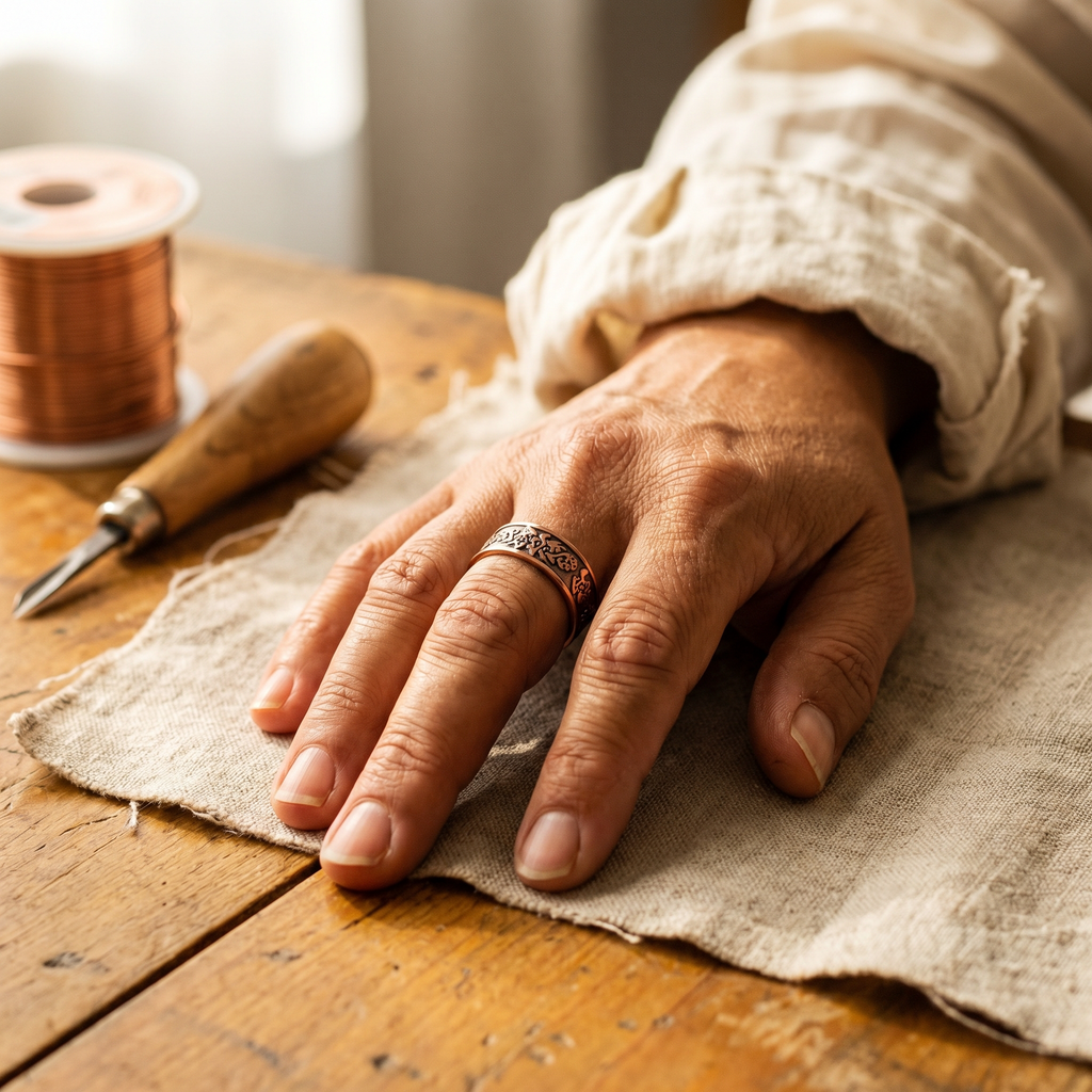 Mary's Clag Copper Ring