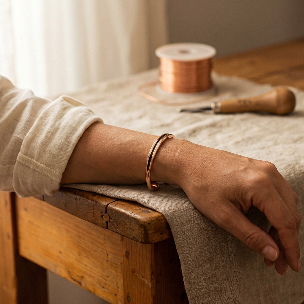 Mary's Vein Copper Bracelet