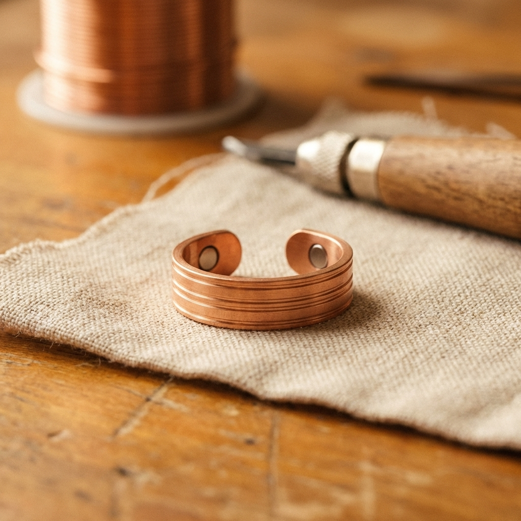 Mary's Band Copper Ring