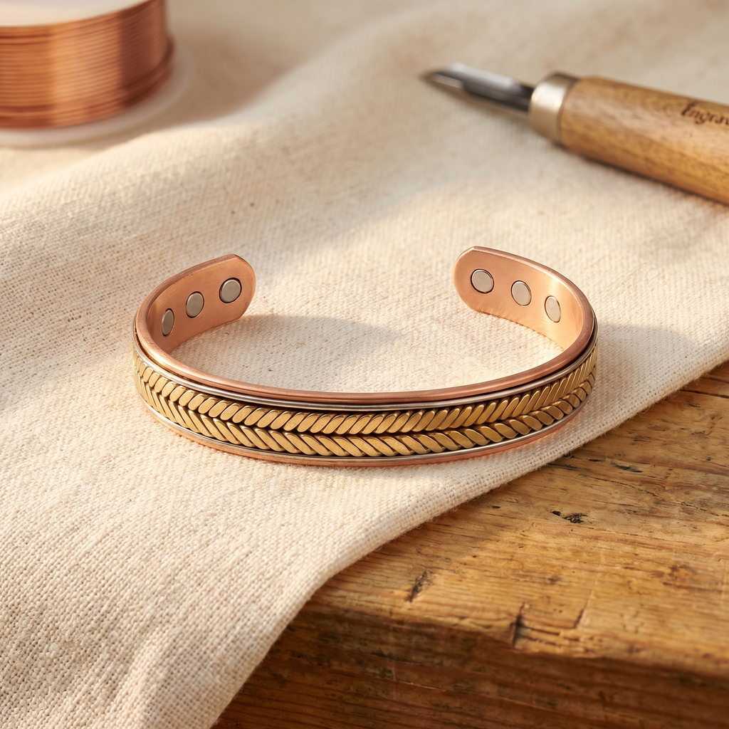 Mary's Harvest Copper Bracelet