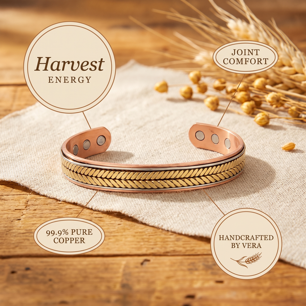 Mary's Harvest Copper Bracelet