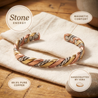 Mary's Stone Copper Bracelet