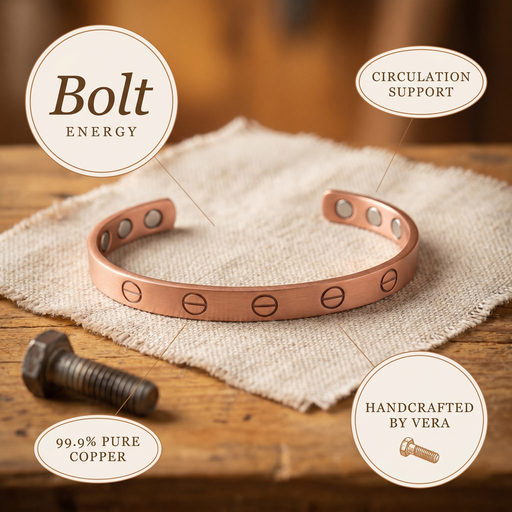 Mary's Bolt Copper Bracelet