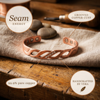 Mary's Seam Copper Bracelet