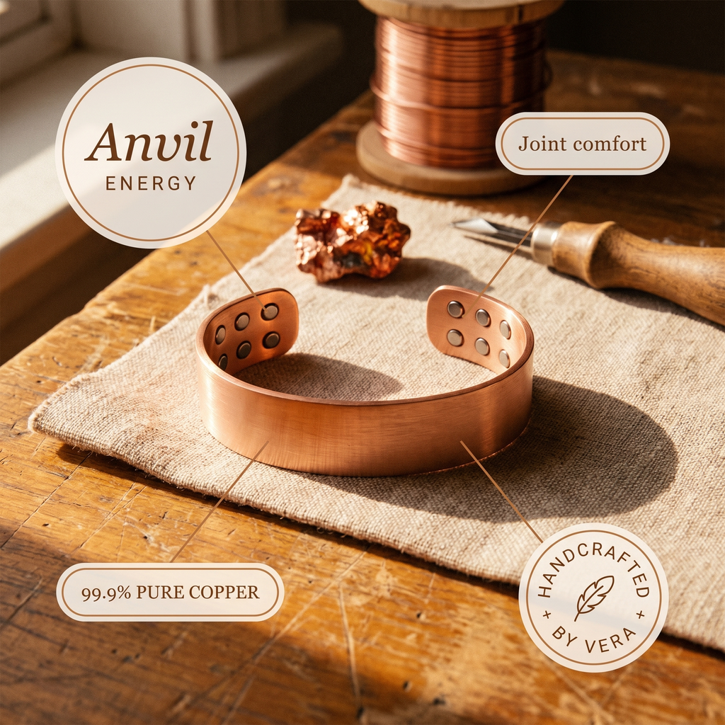 Mary's Anvil Copper Bracelet