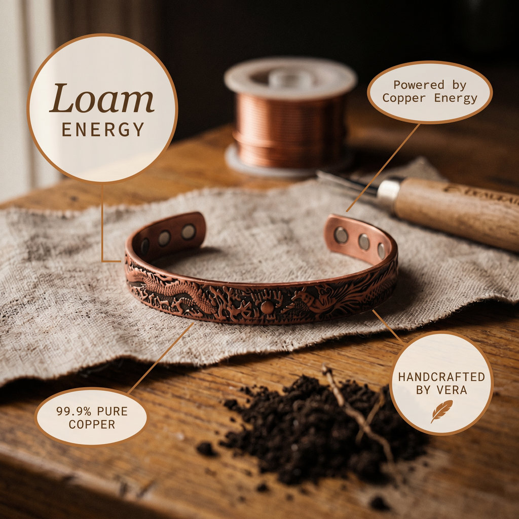Mary's Loam Copper Bracelet