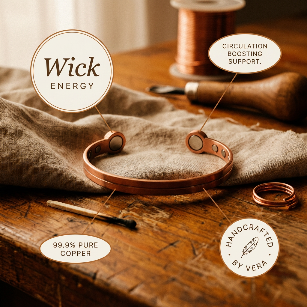Mary's Wick Copper Bracelet