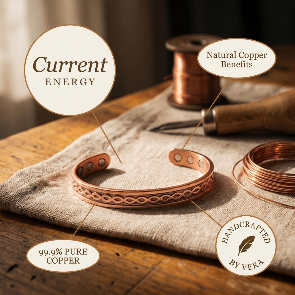 Mary's Current Copper Bracelet