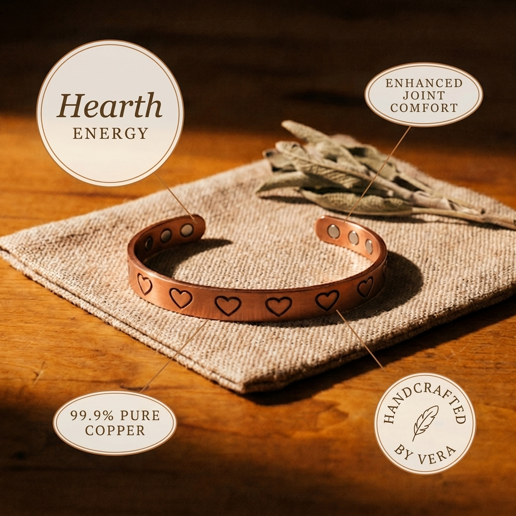 Mary's Hearth Copper Bracelet