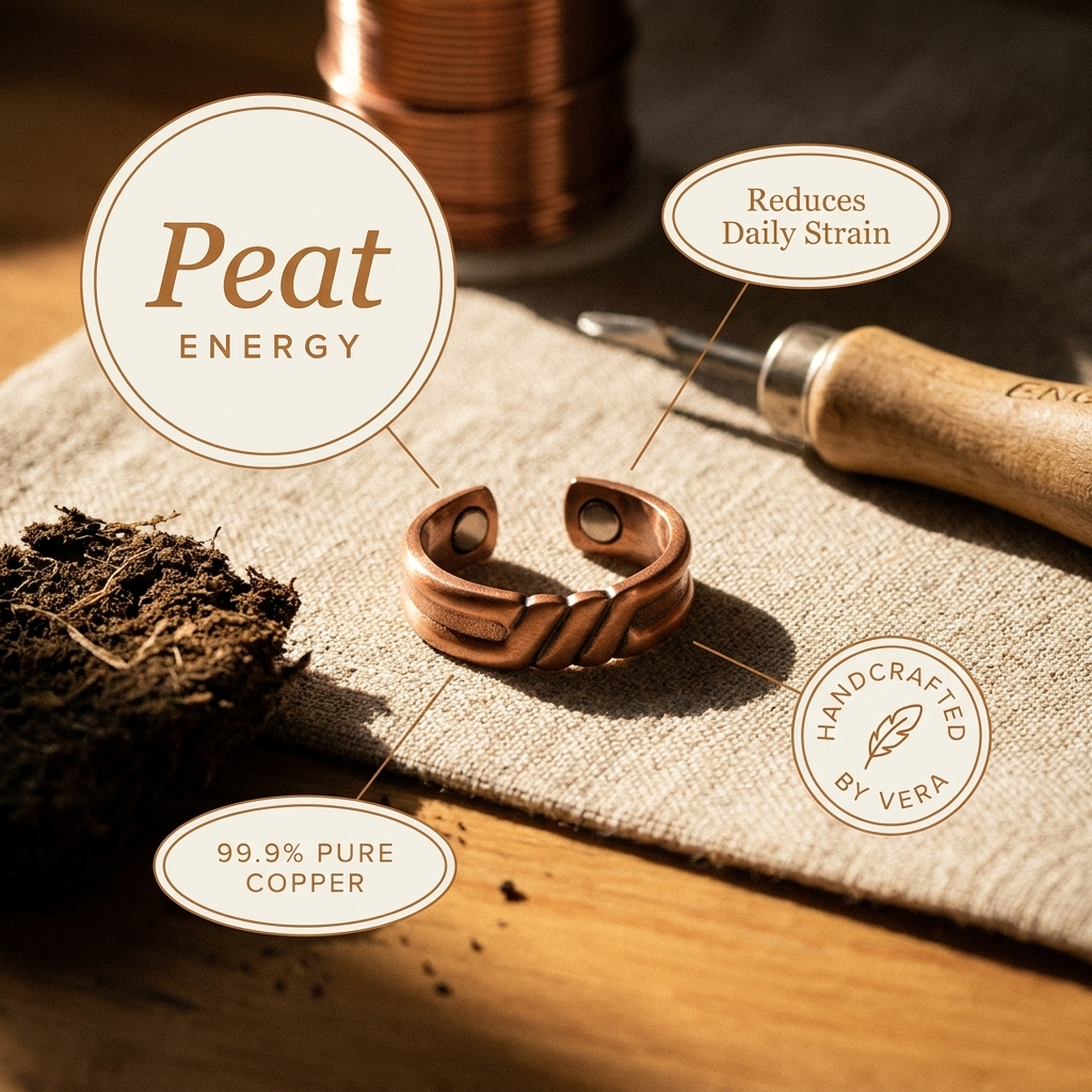 Mary's Peat Copper Ring