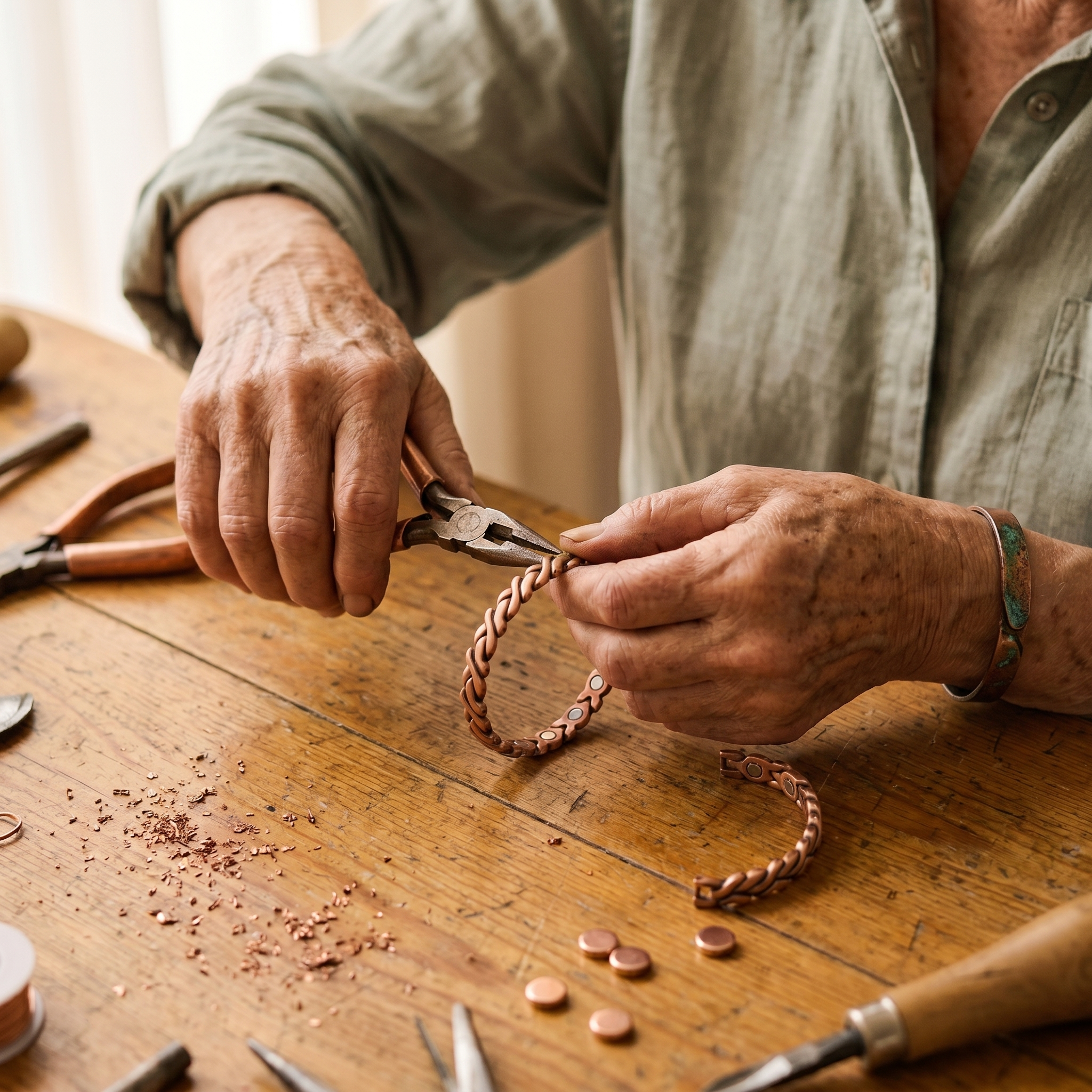 Mary's Dune Copper Anklet