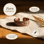 Mary's Fern Copper Ring