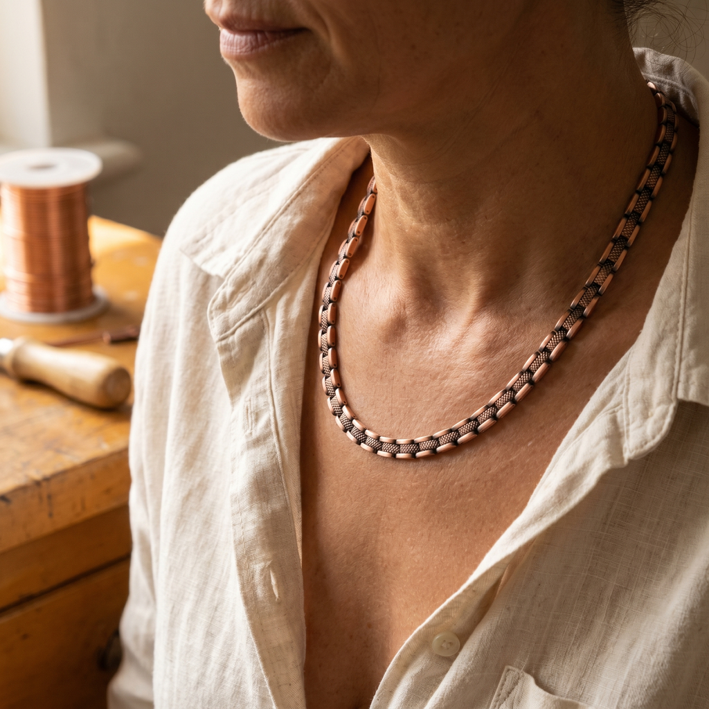 Mary's Haze Copper Necklace