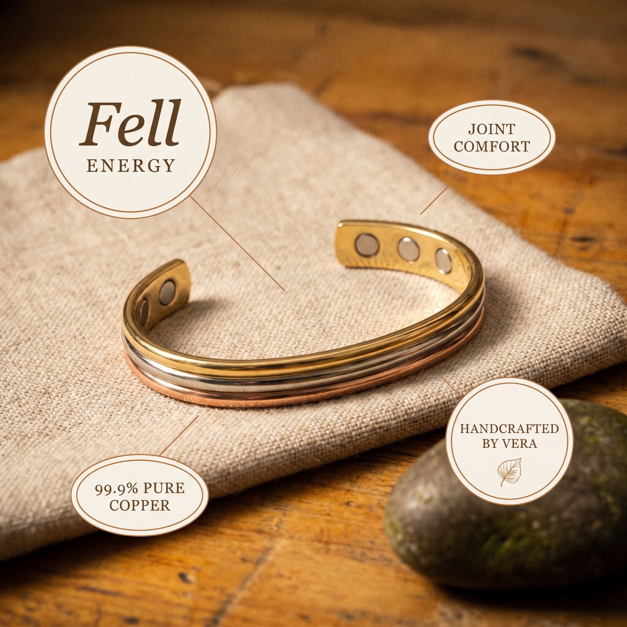 Mary's Fell Copper Bracelet