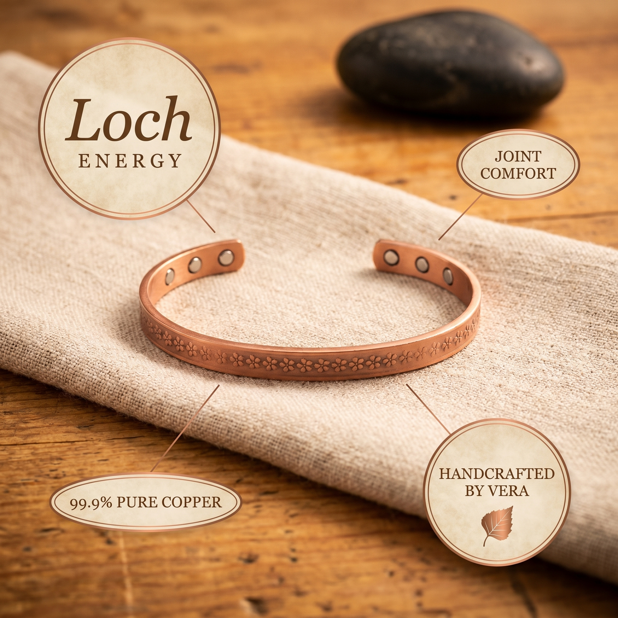 Mary's Loch Copper Bracelet