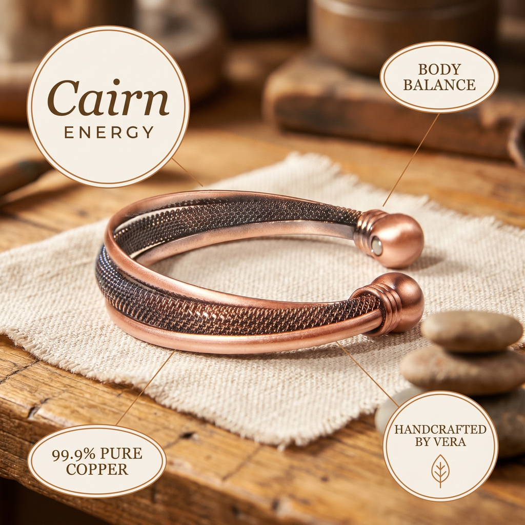 Mary's Cairn Copper Bracelet