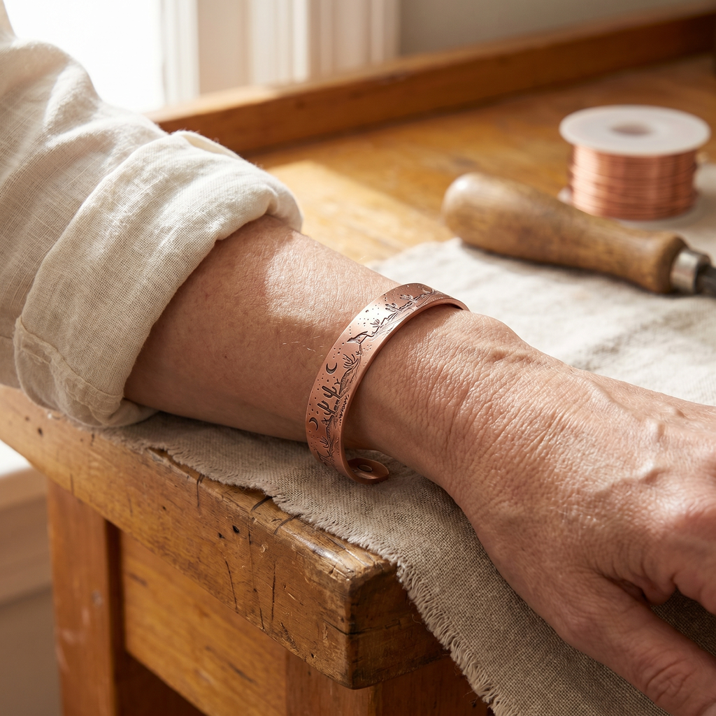 Mary's Cove Copper Bracelet