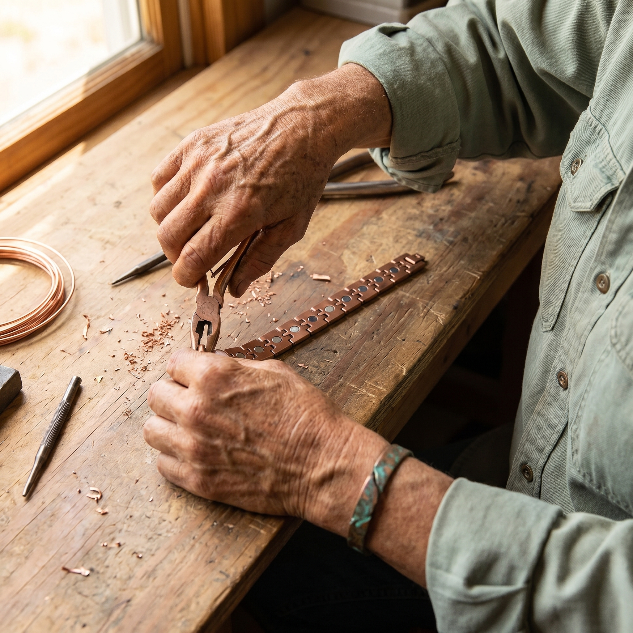 Mary's Pike Men's Copper Bracelet