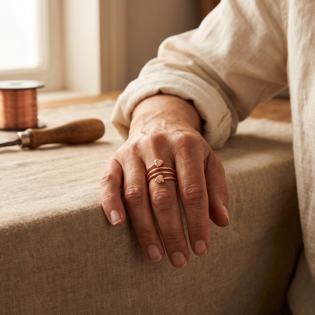 Mary's Haven Copper Ring