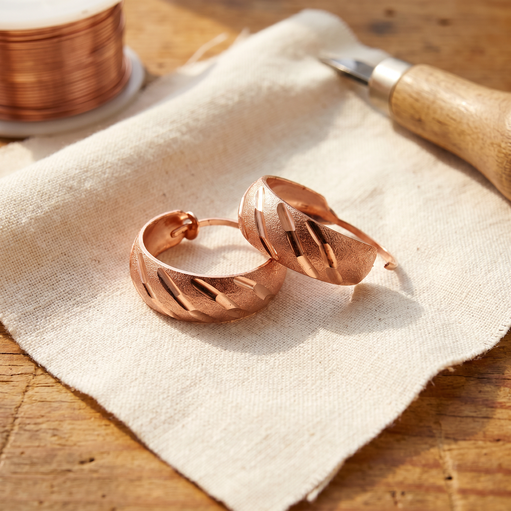 Mary's Vale Copper Earrings
